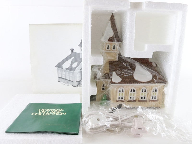 Department 56 New England Village Sleepy Hollow Church XMAS Building 5955-2