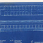 Milwaukee Electric Plan & Elevation Northern Car 51 Trolley Blueprint 1929 11"