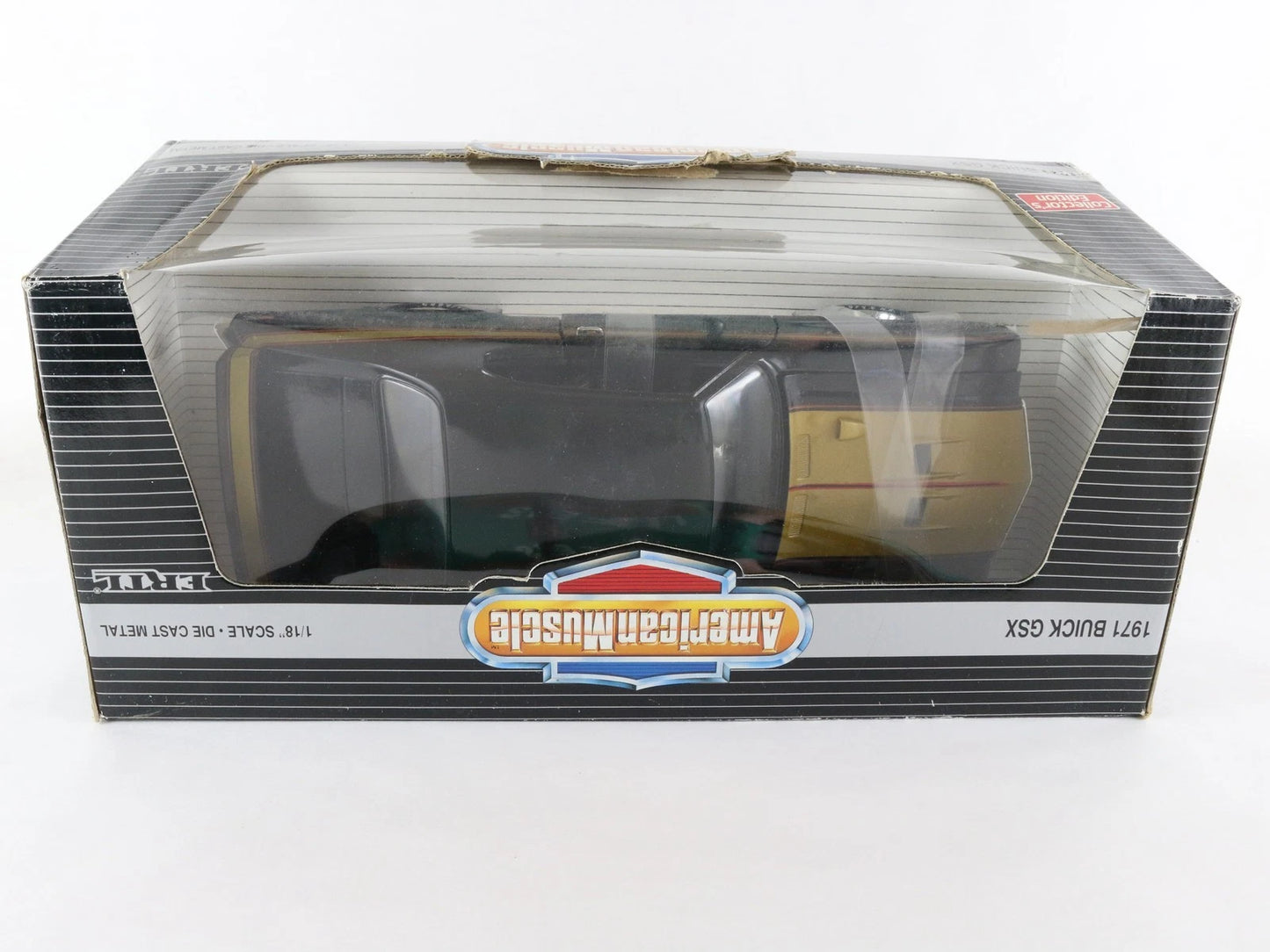 1971 Buick GSX Black Gold ERTL American Muscle 1:18 Diecast Model Car 7604