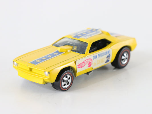 1970 Redline Hot Wheels Plymouth Prudhomme Snake with Decals 1:64