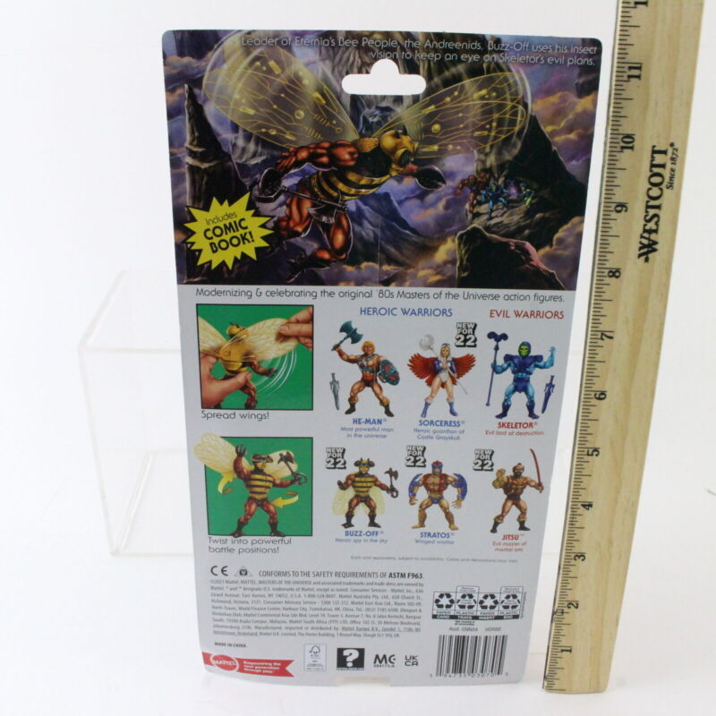 Buzz Off Heroic Spy In The Sky MOTU Masters Of The Universe Mattel 2022 Retro