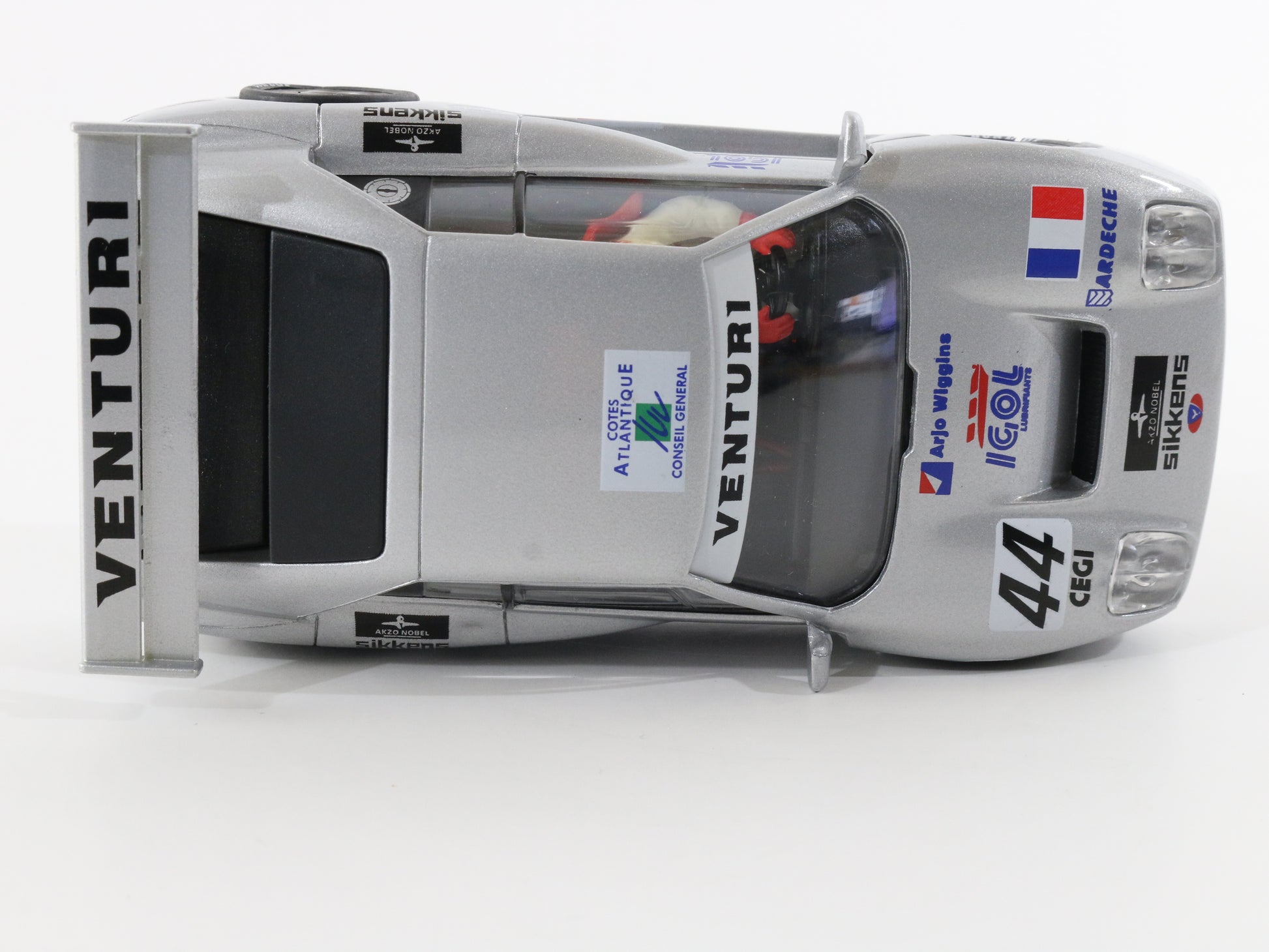 Venturi Lm #44 Igol Sikkens Silver & Black 1:32 Fly Slot Car