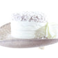 Sonni of California Ladies Violet Purple Boutique Hat W/ White Ribbon 7 56cm