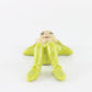 Vintage Pixie Reclining In Green Suit W/ Hat Ceramic 5.5 In