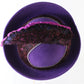 Jack Mcconnell New York Ladies Amethyst Purple Felt Hat W/ Feathers 7 56cm