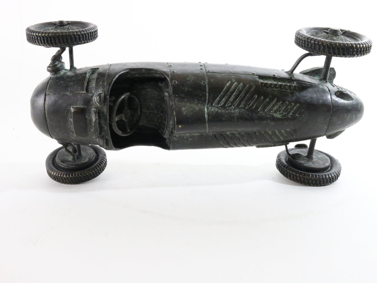 Auto Union Type C Vintage Cat Metal Racer Model Car 10" 4lbs 14oz
