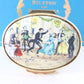 Bilston & Battersea Enamel Box Halcyon Days Christmas Polka Party 1976