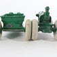 Vintage Green Allis Chalmers Tractor & Trailer w/ Balloon Wheels Arcade