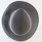 Sonni of California Ladies Gray Wool Felt Boutique Hat W/ Bow 6 7/8 55cm