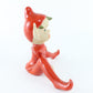 Vintage Elf Suit Red Large Ceramic Pixie Japan 6 In