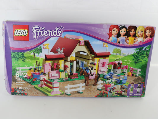 Lego Friends Heartlake Stables Partly Built Set 3189 W/ Box & Instructions