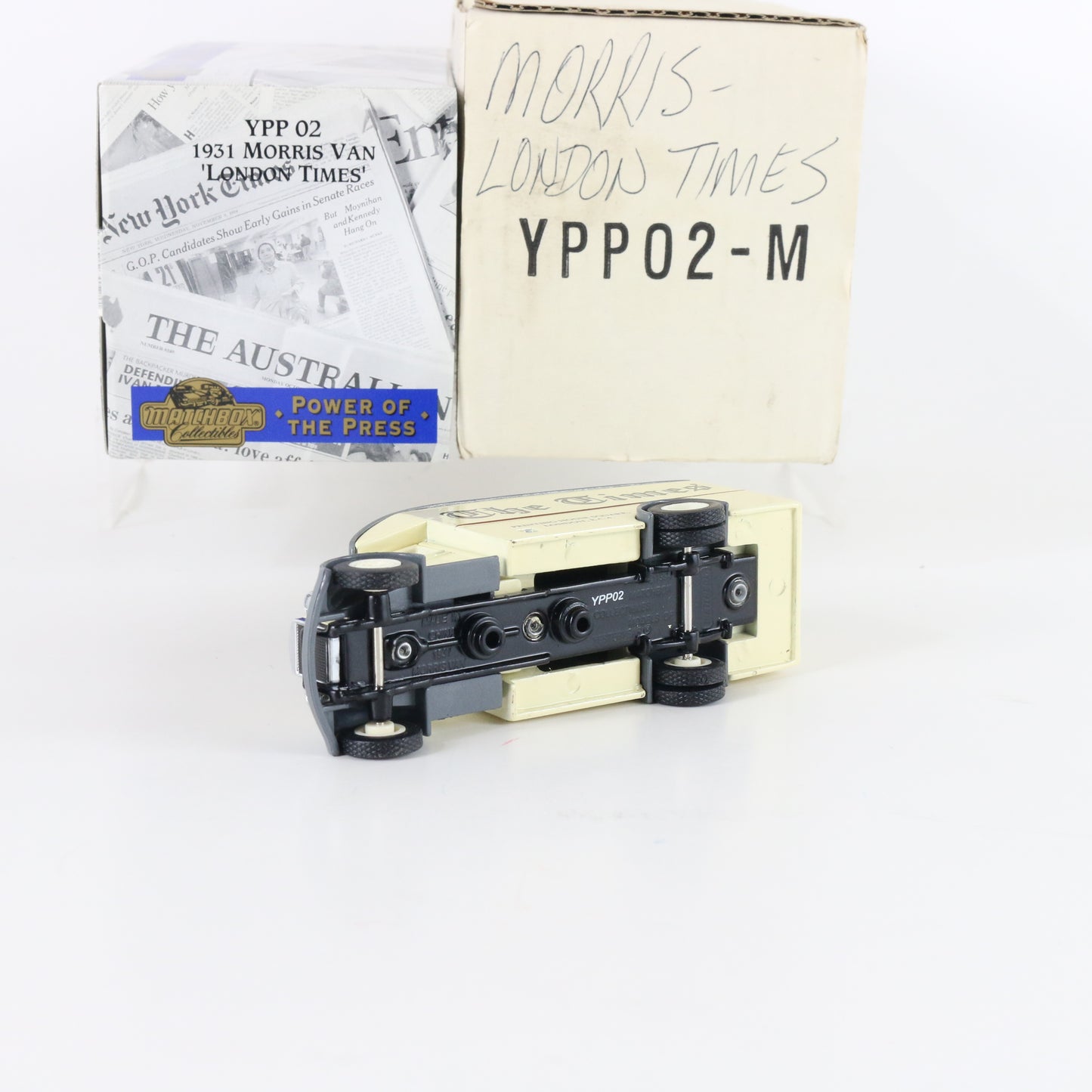 1931 Morris Van London Times Power Of The Press Matchbox 1:43 Model Car Ypp02