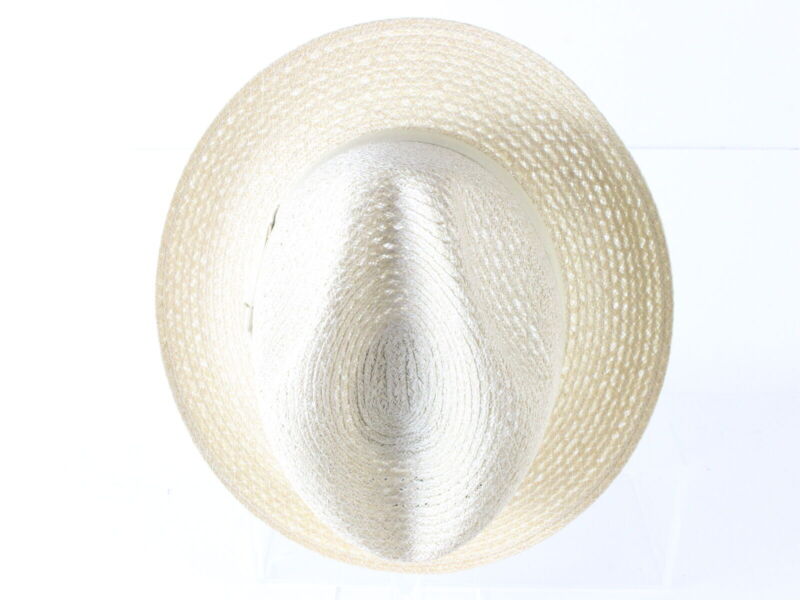 Biltmore Torino Mens Rice Tan Straw Fedora W/ Band MULTIPLE SIZES