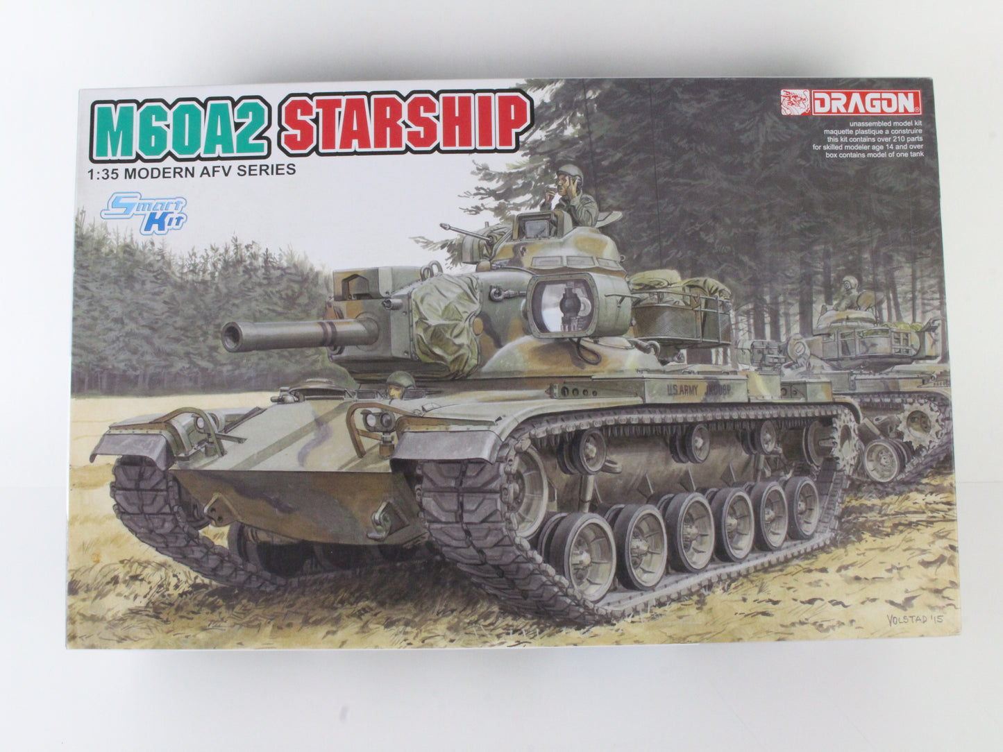 M60a2 Starship Modern AFV Series Smart Kit Dragon 1:35 Model Kit 3562