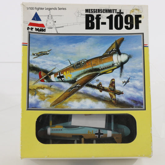 Messerschmitt Bf-109f Fighter Legends Ez Build Plane Miniature 1:100 Bf-109f