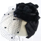 Georgi Ladies White And Black Wool Felt Hat W/ Flowers 6 7/8 55cm