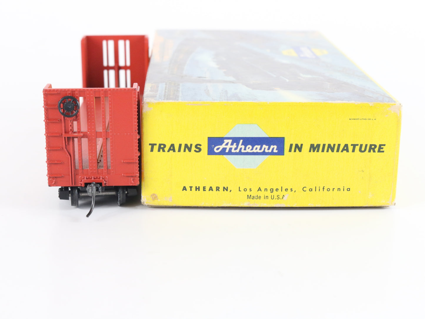 Burlington CB&Q 95126 Pulp Wood Flat Car Athearn HO Model Train