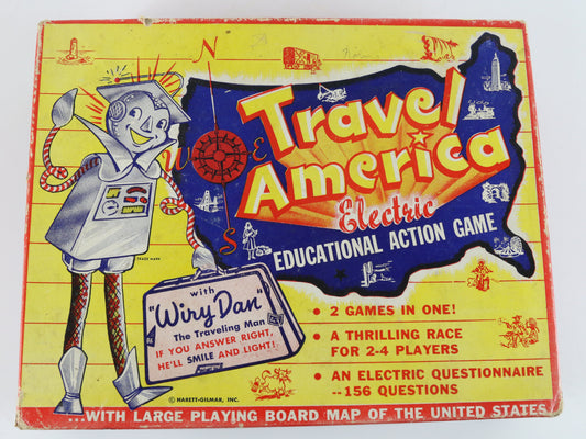 1950s Travel America Electric Educational Action Game