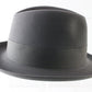 Biltmore President Mens Steel Gray Felt Fedora W/ Red Feather 7 56cm