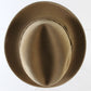 Biltmore Golden Pheasant Velour Mens Camel Tan Felt Fedora W/ Band 6 7/8 55cm