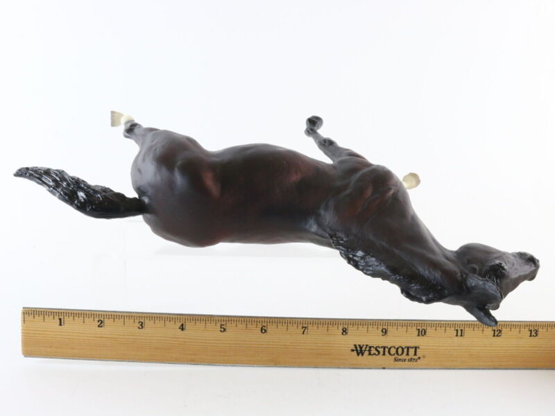 Galloping Thoroughbred Dappled Bay 1989-90 Phar Lap Breyer Plastic Traditional