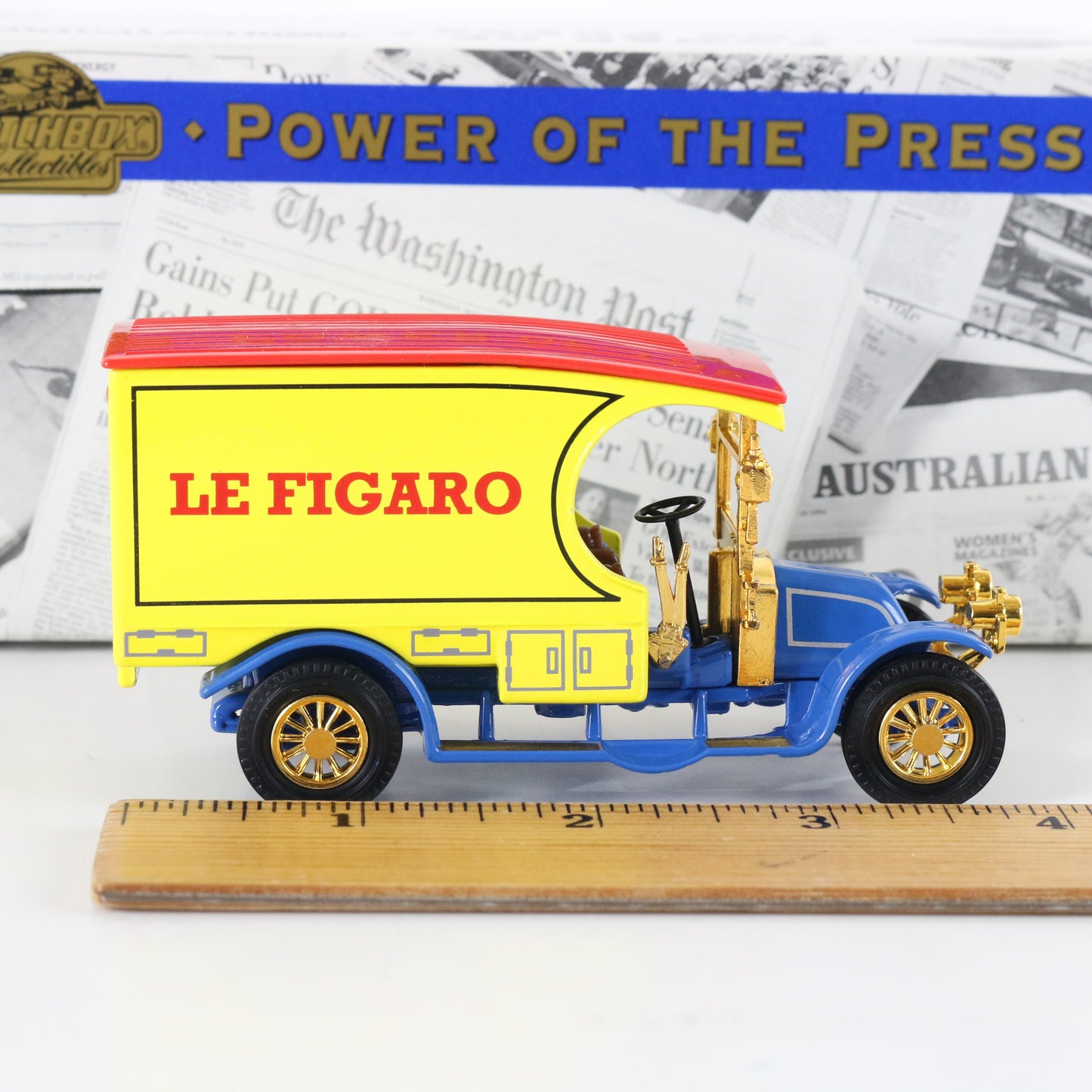 1910 Renault Ag Le Figaro News Truck Power Of The Press Matchbox 1:43 Ypp01