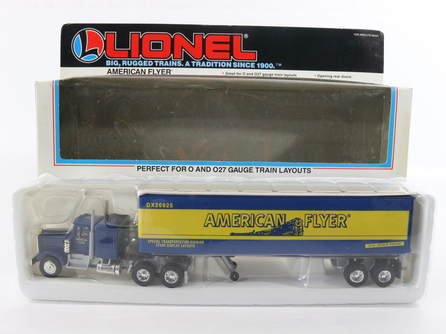 Lionel O American Flyer Dx26925 Tractor Truck & Trailer 6-12810