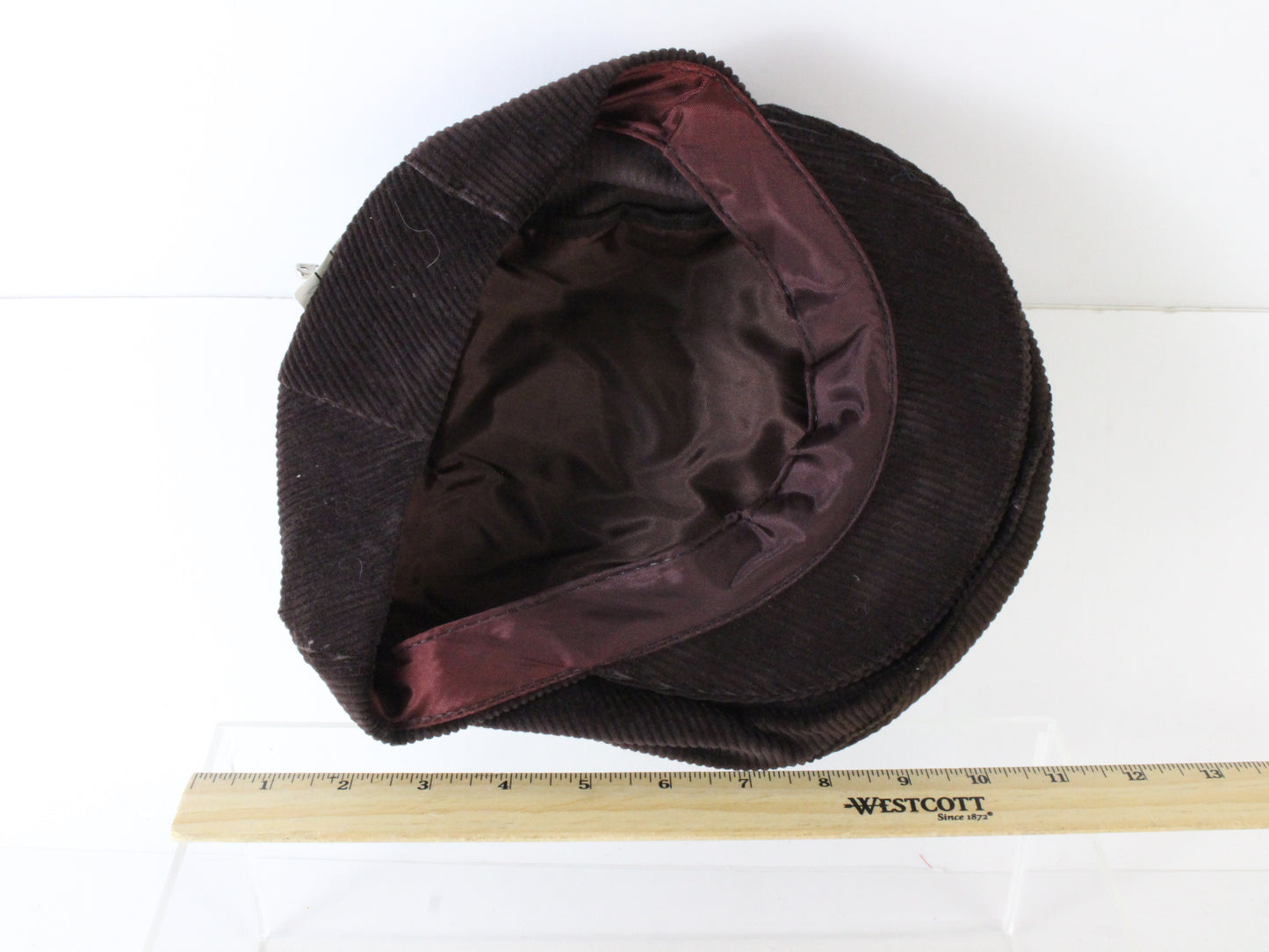 Mens Brown Classic Corduroy Newsboy Hat Ivy League Cap MULTIPLE SIZES