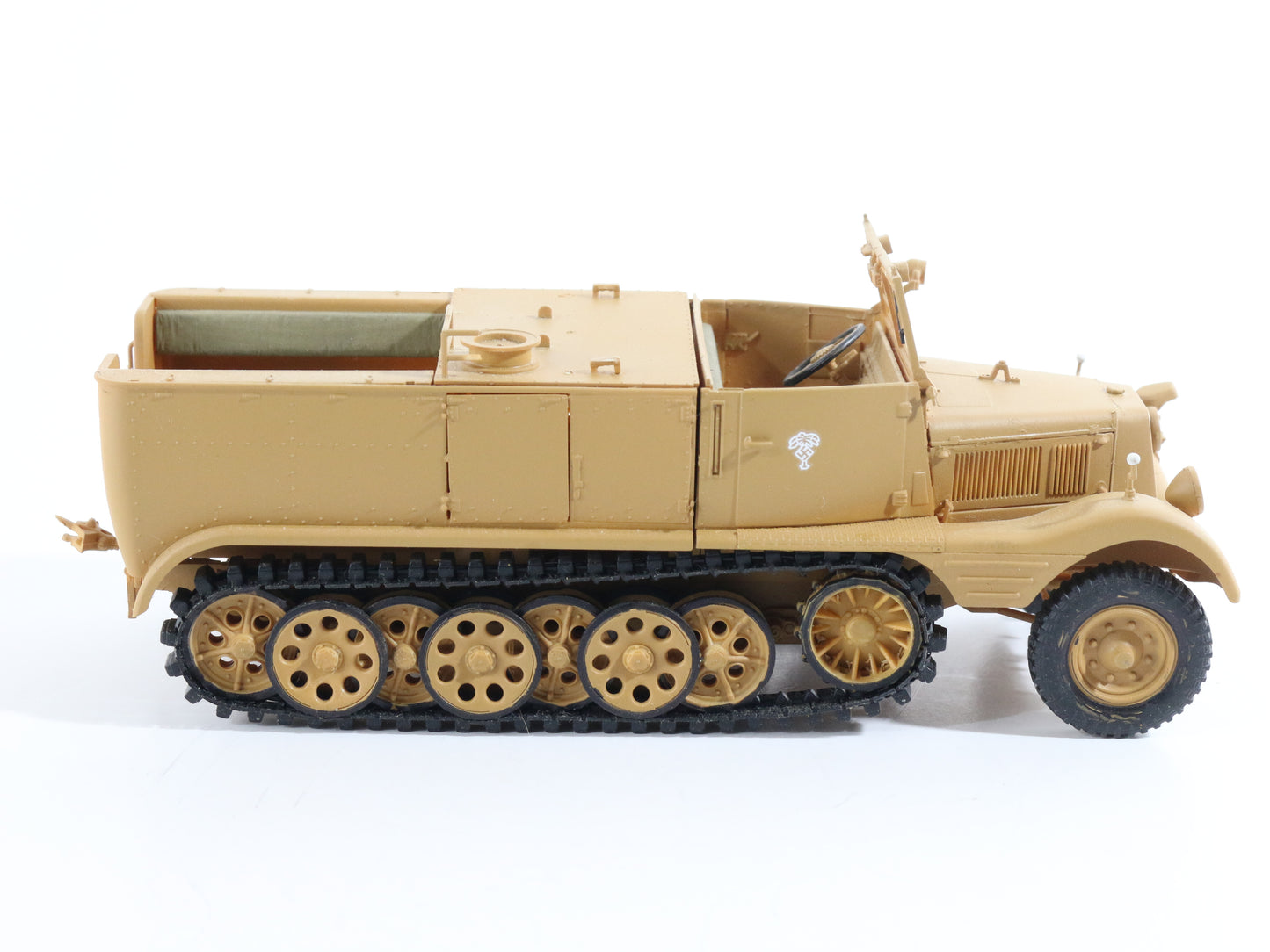 Sdkfz11 WW2 German Halftrack Military Truck 1:48? Built Model Vehicle