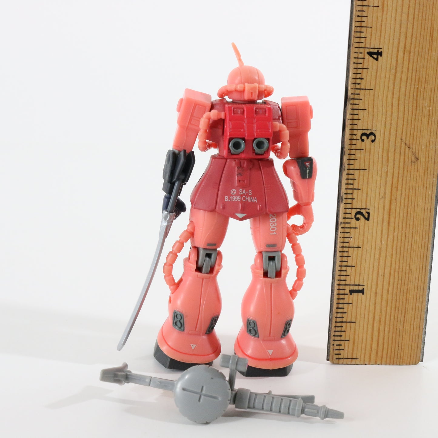 Gundam Universe Chars Zaku Ii Mobile Suit Action Figure Bandai W/ Weapons