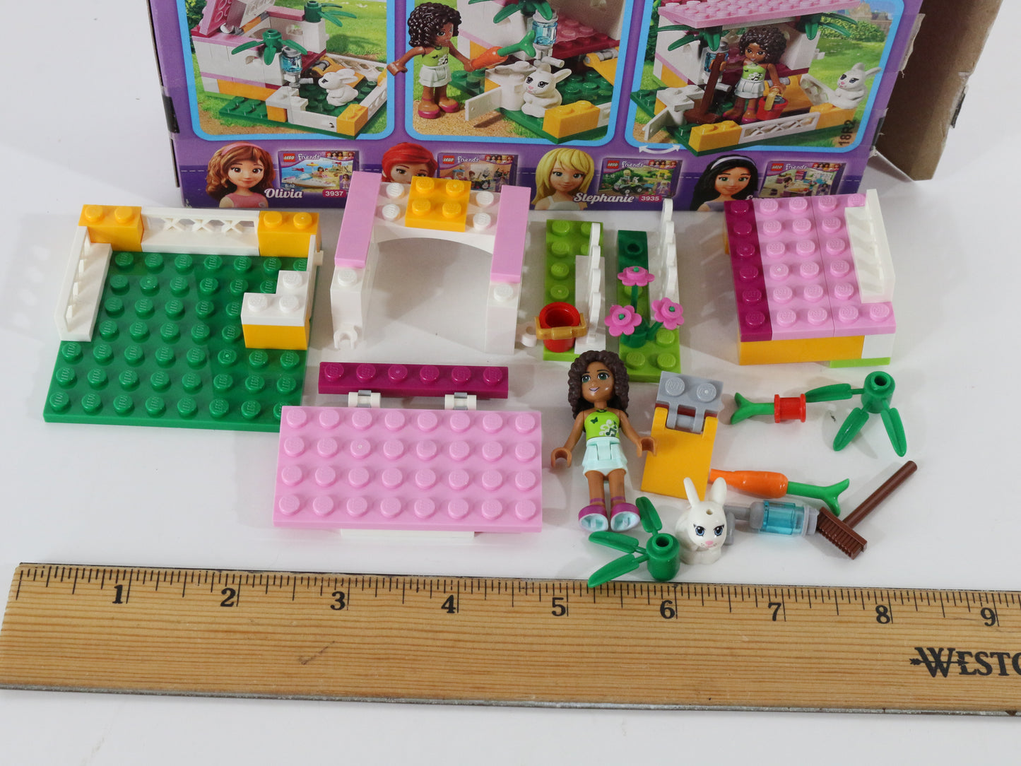 Lego Friends Andreas Bunny House Partly Built Set 3938 W/ Box & Instructions