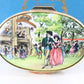 Halcyon Days Vauxhall Pleasure Gardens Oval Enamel Trinket Box 11/236