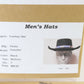 Fiesta Santa Barbara Mens Black Felt Cowboy Hat W/ Pink Band MULTIPLE SIZES