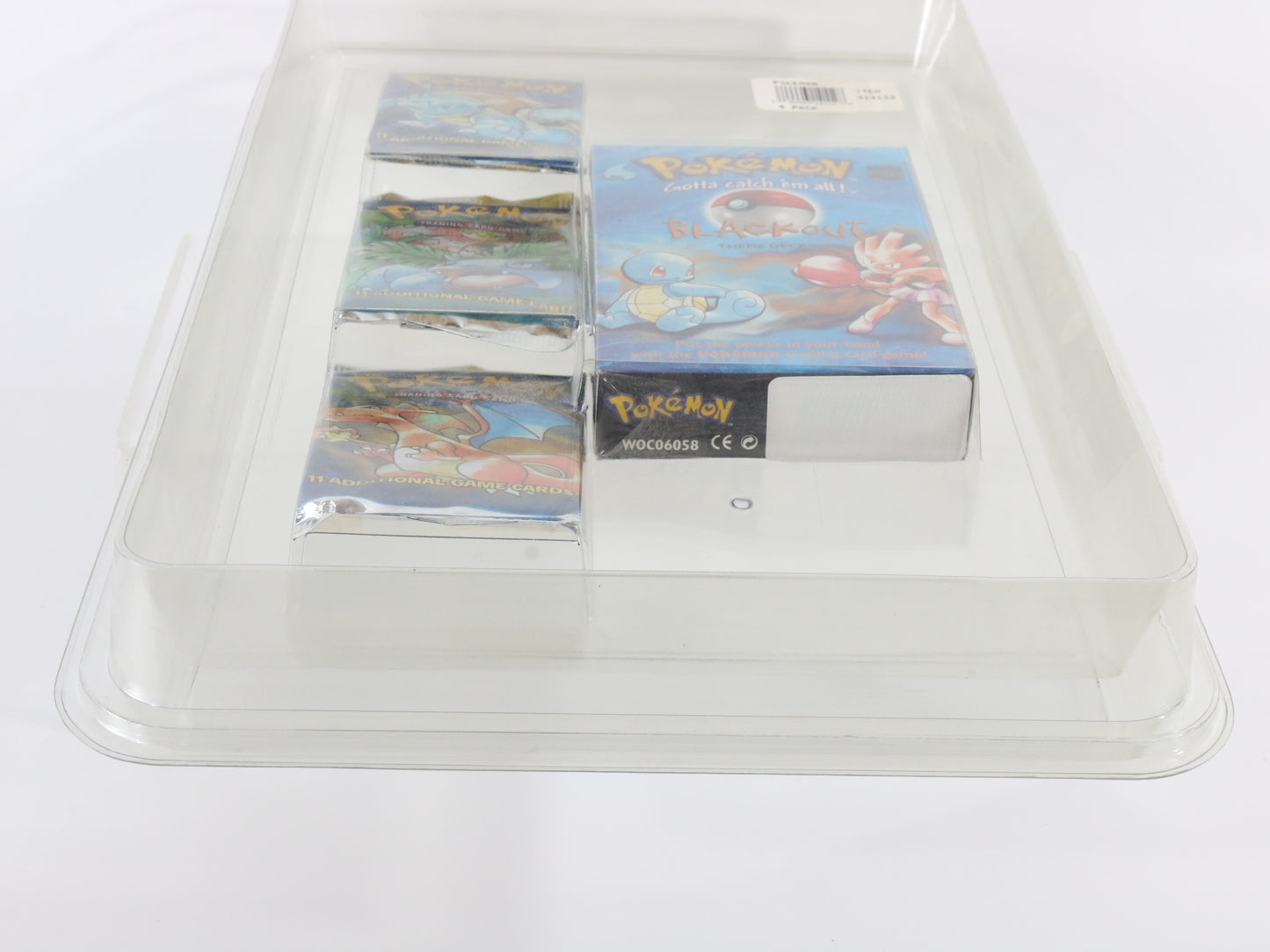 Pokemon Blackout Deck + Unlimited Boosters Sealed 4 Pack Costco TCG in 1999 Era