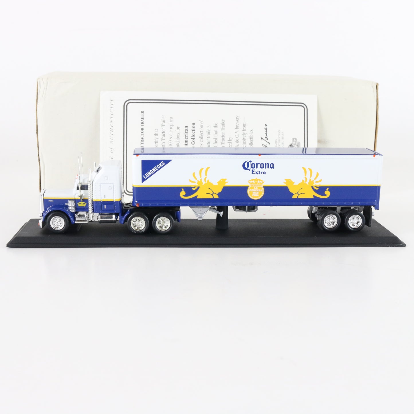 Kenworth Tractor Trailer Corona Extra Na Brewmasters Matchbox 1:100 CCY04-m