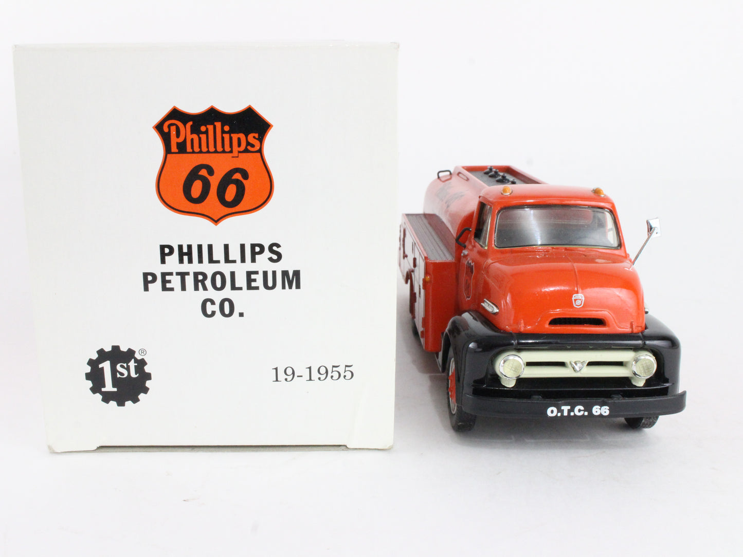 1953 Ford C-600 W/ Tanker Truck Body Phillips 66 First Gear 1:34 Model 19-1955