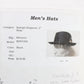 Biltmore Eleganza Raleigh Mens Black Felt Fedora W/ Red Feather MULTIPLE SIZES