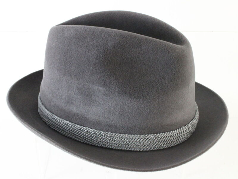 Golden Coach By Dobbs Mens Citadel Gray Felt Fedora MULTIPLE SIZES