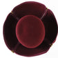 Don Anderson Ladies Elegant Wine Red Wool Felt Hat W/ Gold Details 6 7/8 55cm