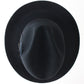Stetson the Sovereign Mens Black Felt Fedora W/ Black Feather MULTIPLE SIZES