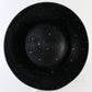 Makins New York Ladies Fancy Black Straw Like Hat W/ Rhinestones 7 1/8 57cm