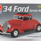 1934 '34 Ford Street Rod AMT Ertl 1:25 Unbuilt Kit 6686