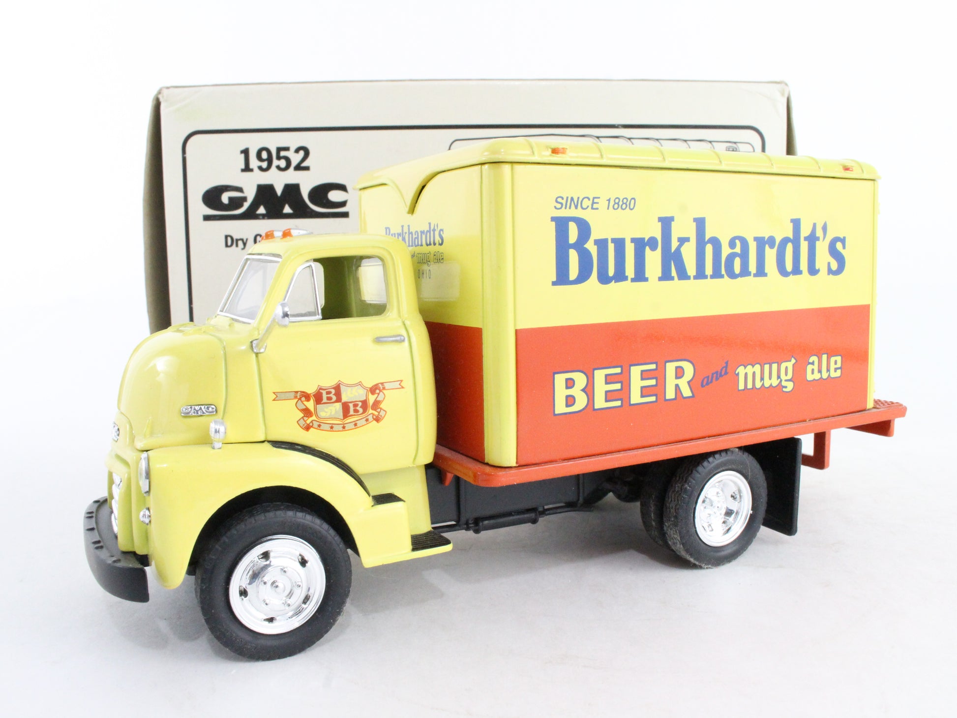 1952 GMC Dry Goods Van Burkhardts Beer First Gear 1:34 Scale Model