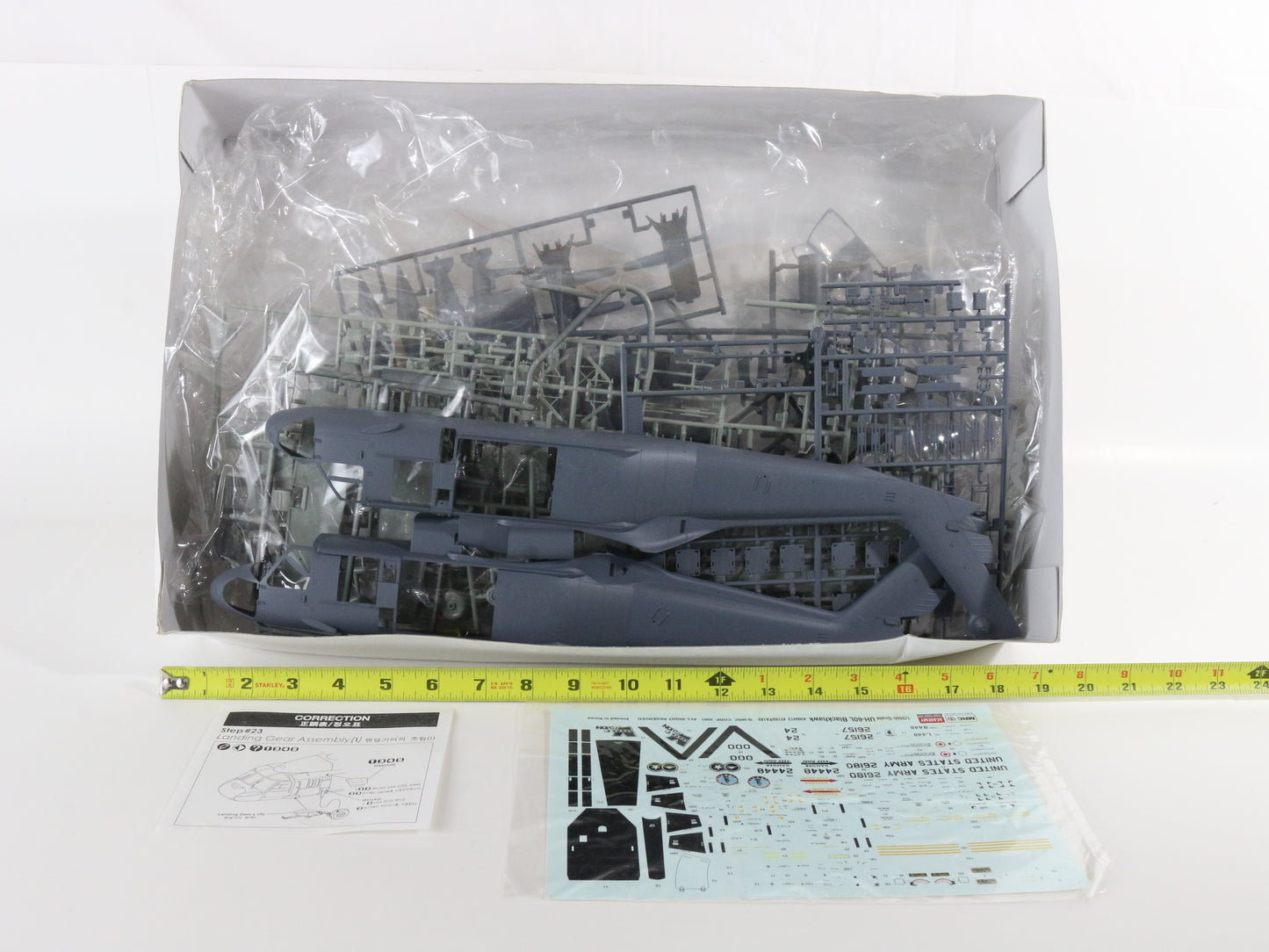 Uh-60l Black Hawk Helicopter Partially Assembled Kit Academy 1:35 2192 Fa189