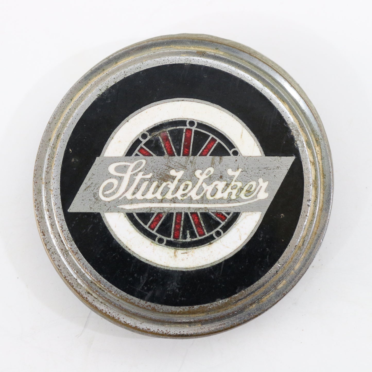 1920s - 1930s Studebaker Vintage Metal Automobile Emblem Badge