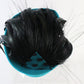 Sonni of California Ladies Turqouise and Black Wool Felt Dress Hat 7 1/8 57cm