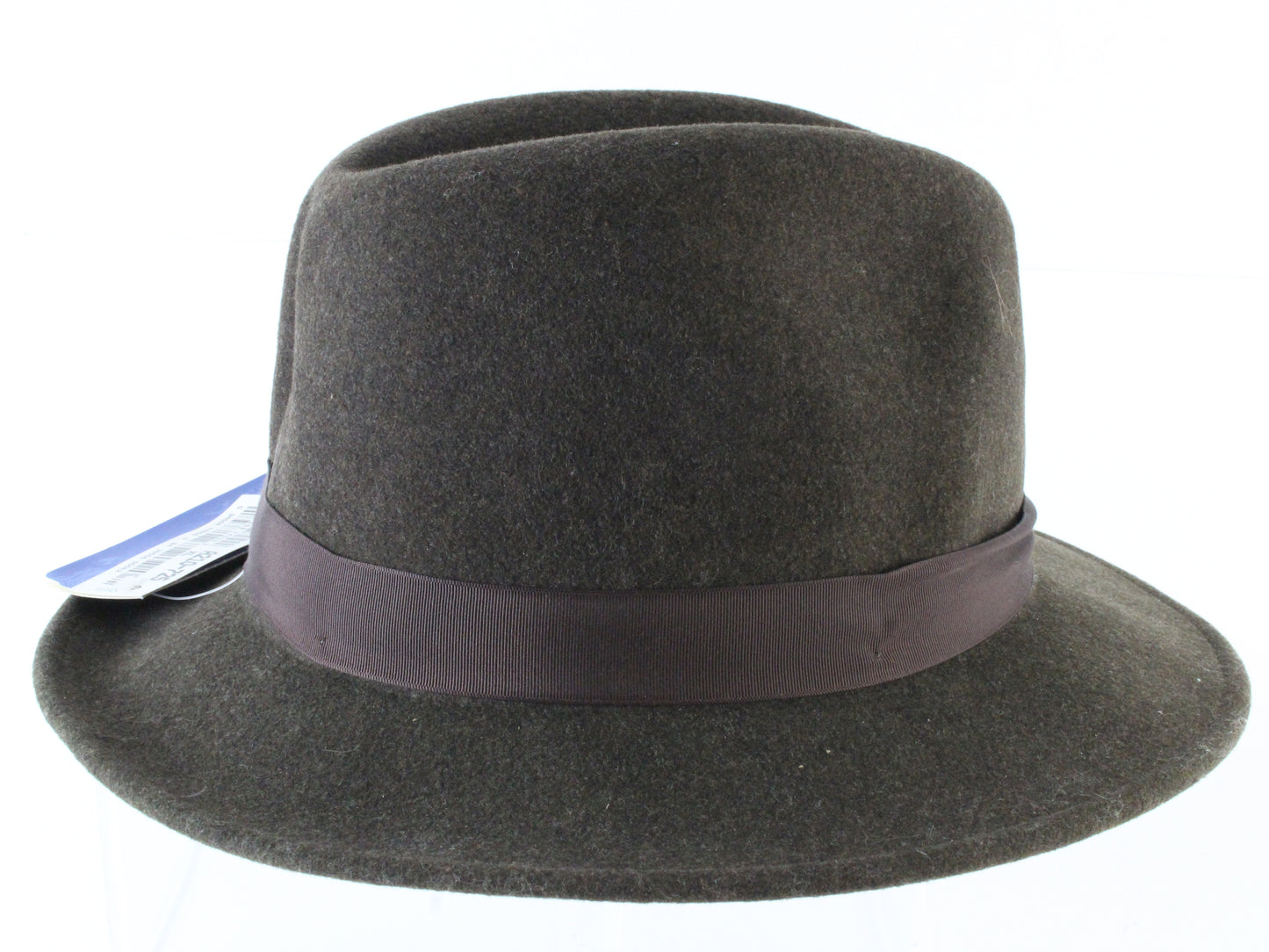 Pendleton Mens Classic Brown Wool Felt Fedora W/ Bow Band XL