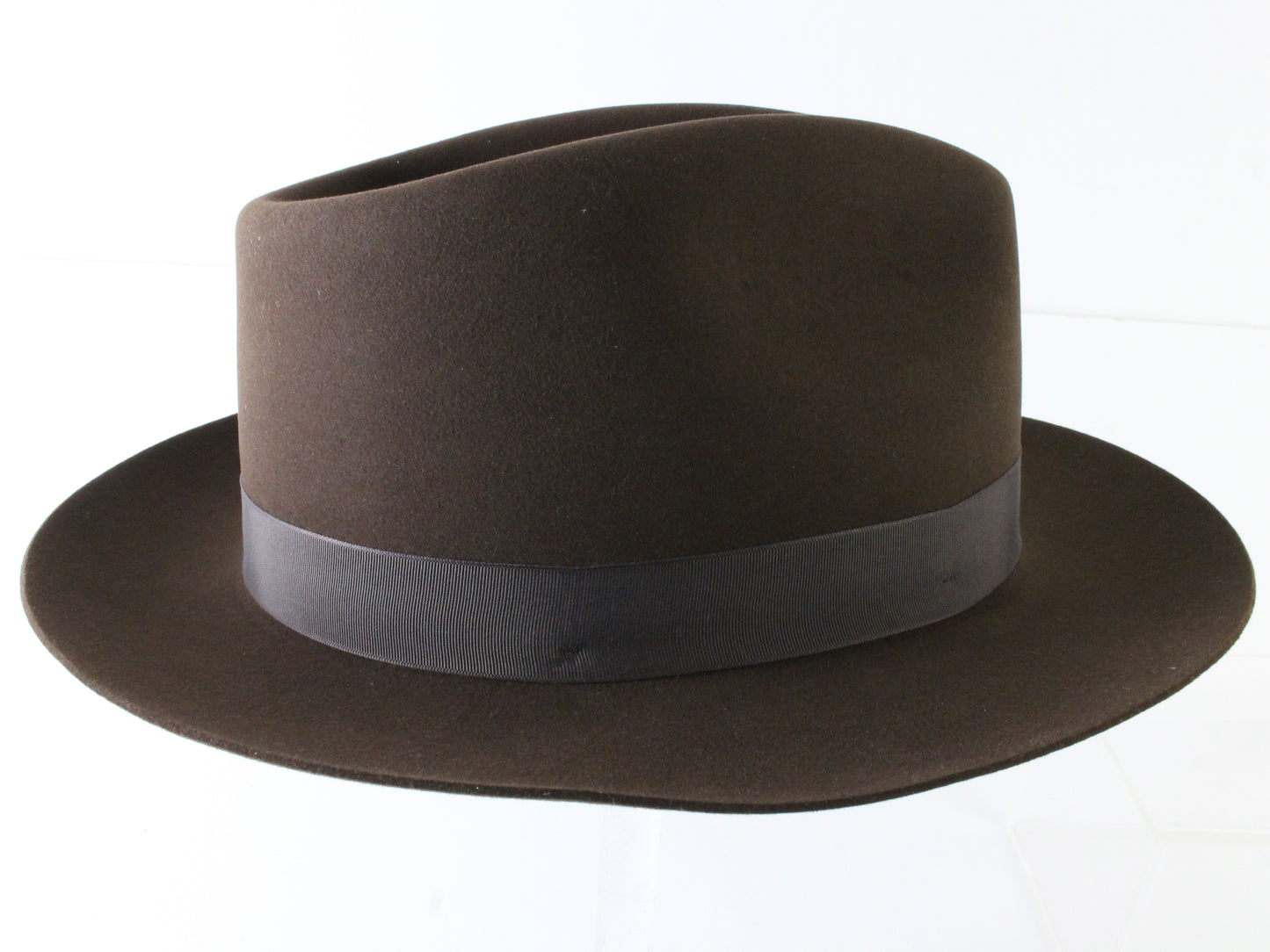 Stetson the Sovereign Mens Mink Brown Felt Fedora W/ Beaver Pin MULTIPLE SIZES