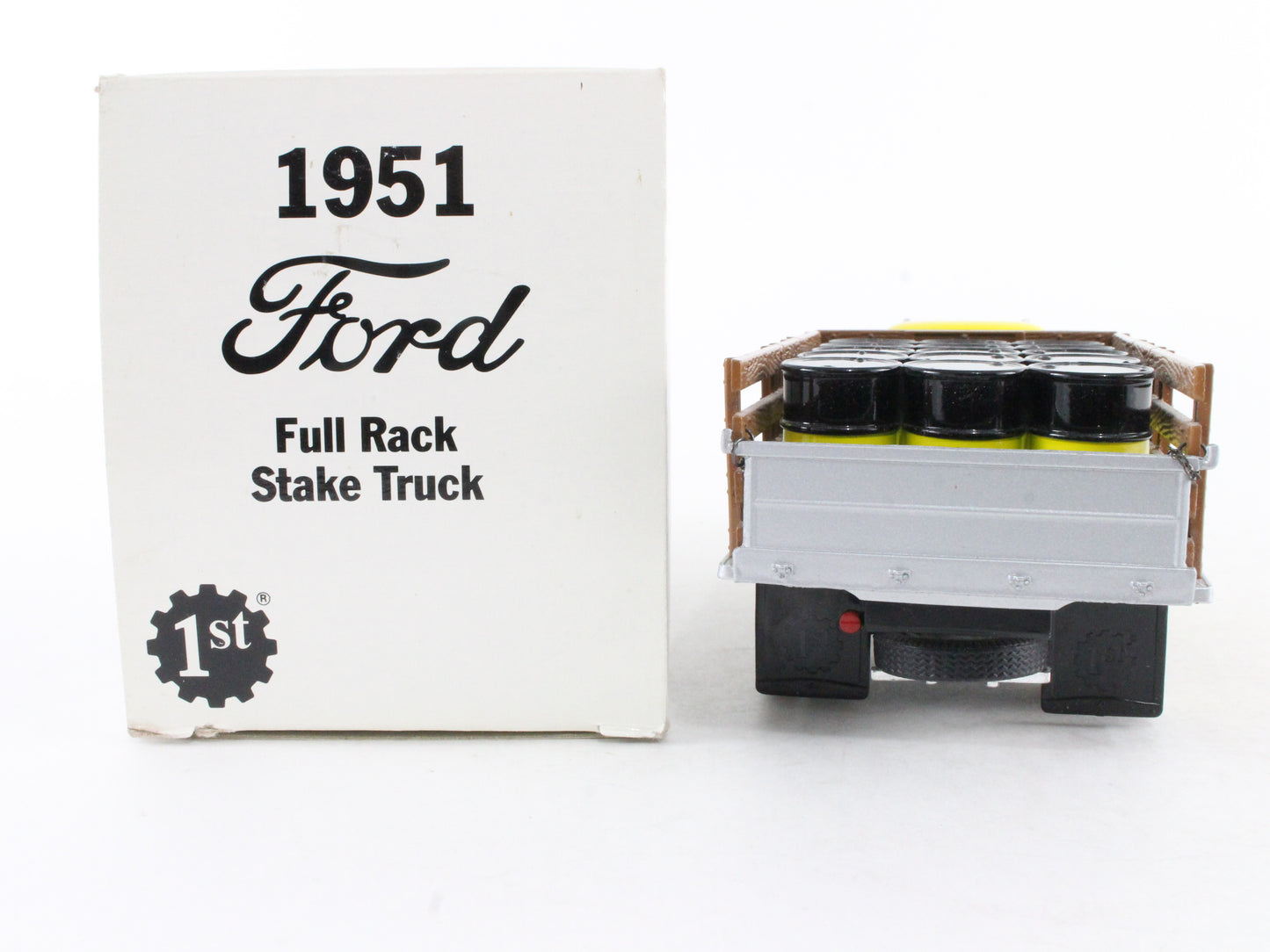 1951 Ford F-6 Full Rack Stake Truck Penzoil First Gear 1:34 Scale Model 19-1097