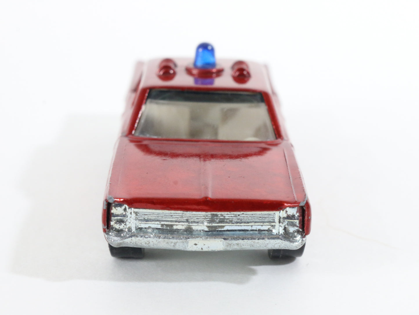 Hot Wheels Redline Plymouth Fury Fire Dept Chief Cruiser Mattel 1968 USA NICE!